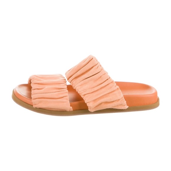 Santoni Slides w/ Dust Bags- Orange - 6.5 - Picture 4 of 6